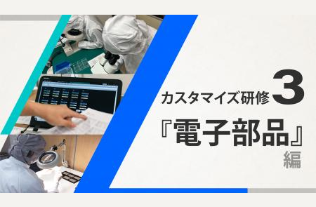 日研トータルソーシング　技能センター『カスタマイズ研修（産業別：電子部品）』編